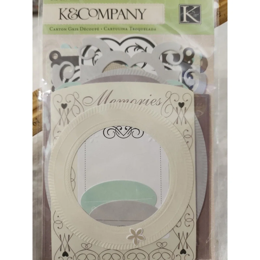 K&COMPANY Die Cut Cardstock 63 Pieces